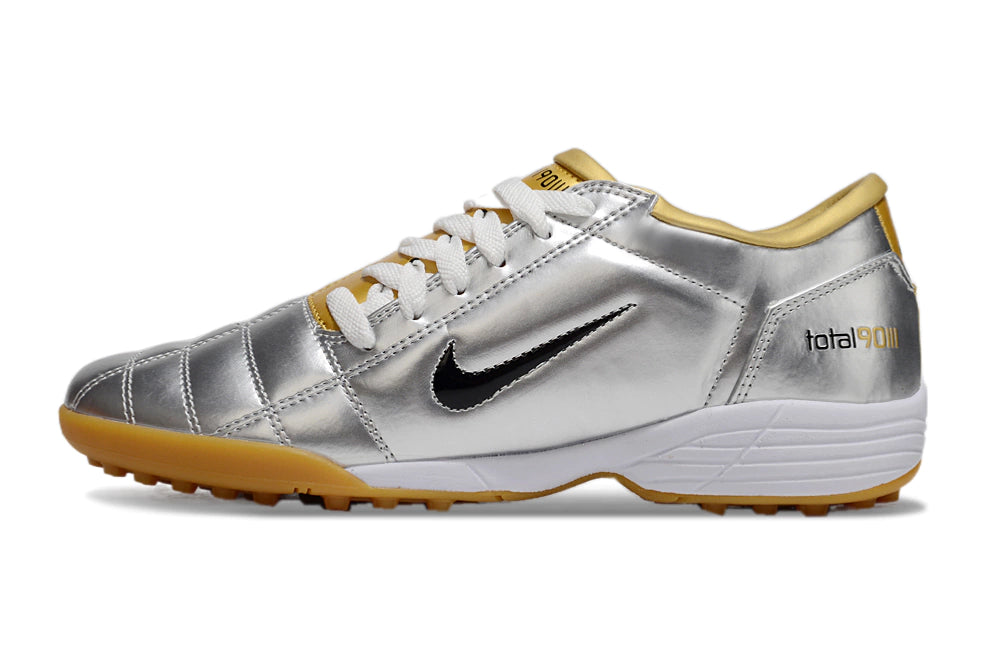 Chuteira Nike Total 90 Society - Prata/Dourado