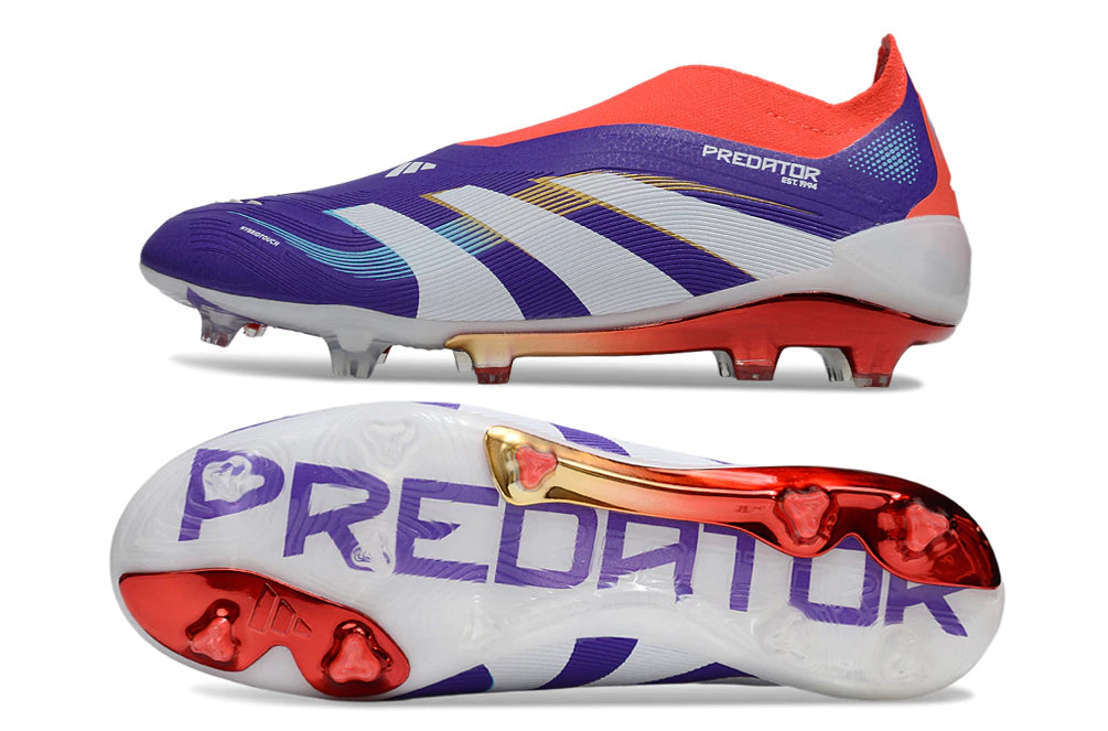 Chuteira Adidas Predator Elite 25 Laceless Campo - Roxo