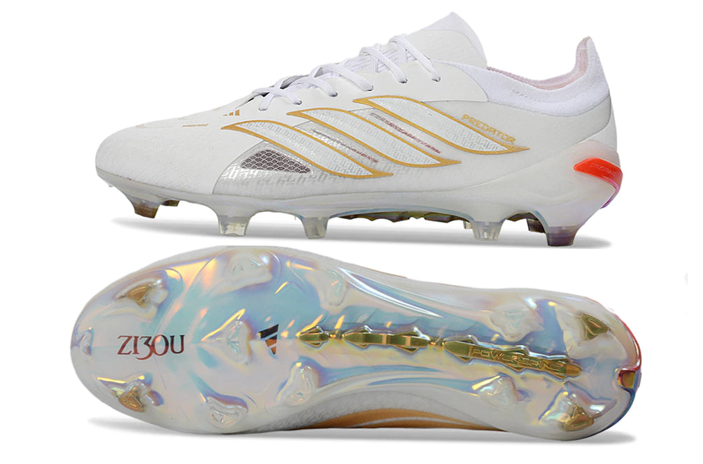 Chuteira Adidas Predator Elite 26 Campo FG - Branco