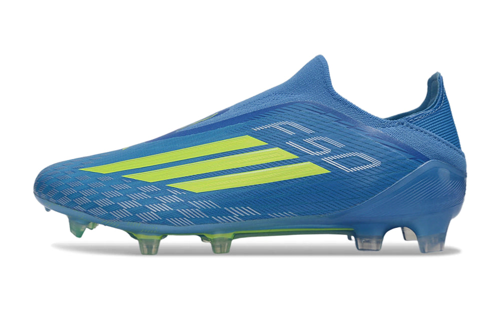 Chuteira Adidas F50 X Laceless Campo - Azul