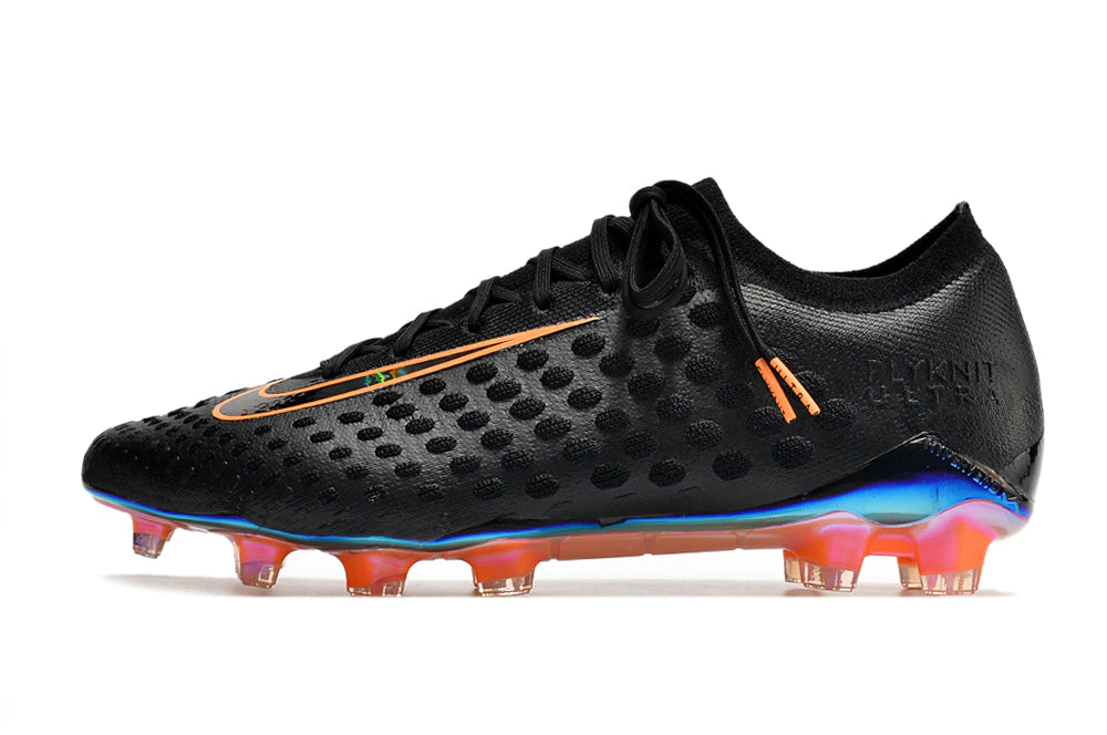 Chuteira Nike Phantom Ultra Venom FG - Preto/Laranja
