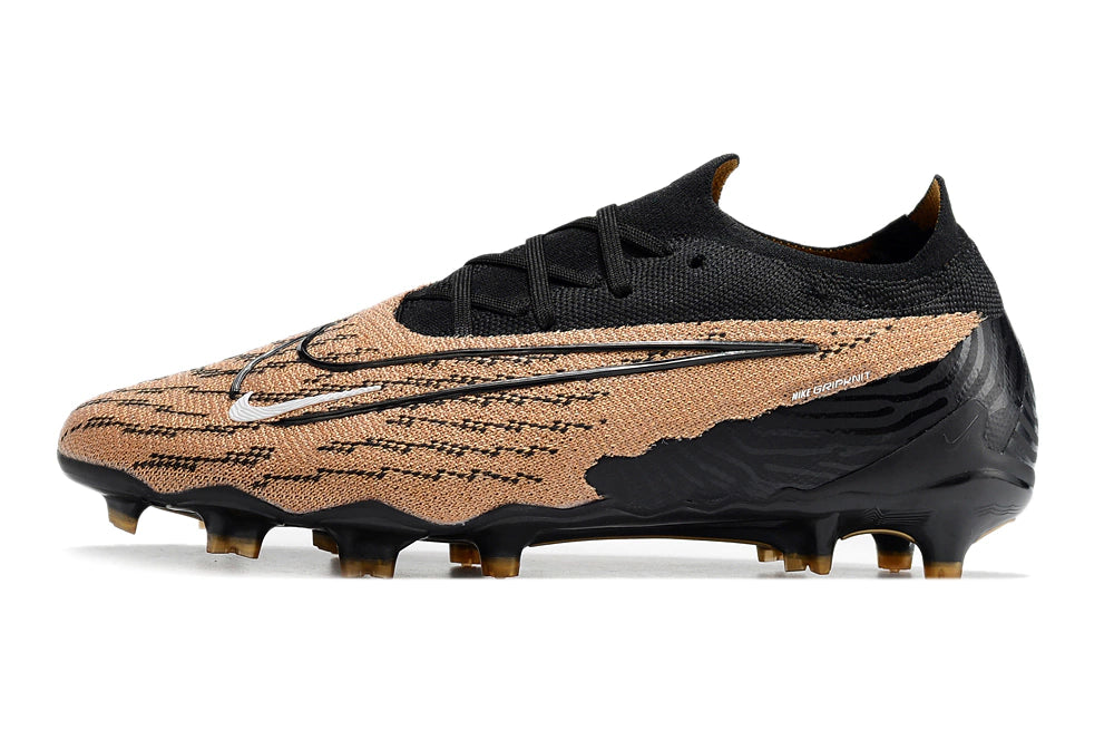 Chuteira Nike Campo Phantom GX Elite FG - Marrom/Preto