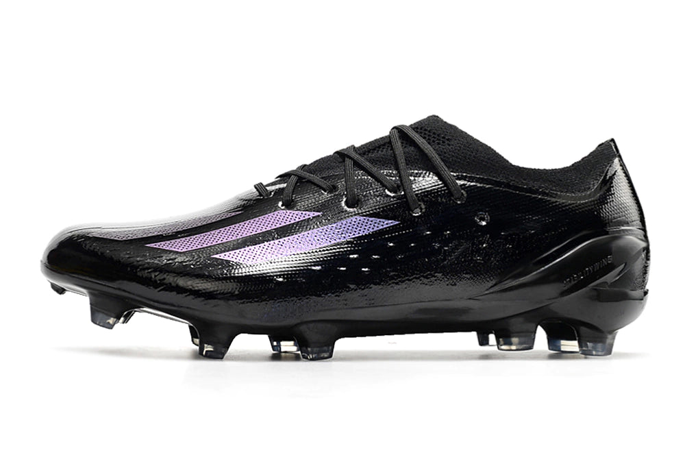 Chuteira Adidas X CrazyFast.1 FG - Preto/Roxo