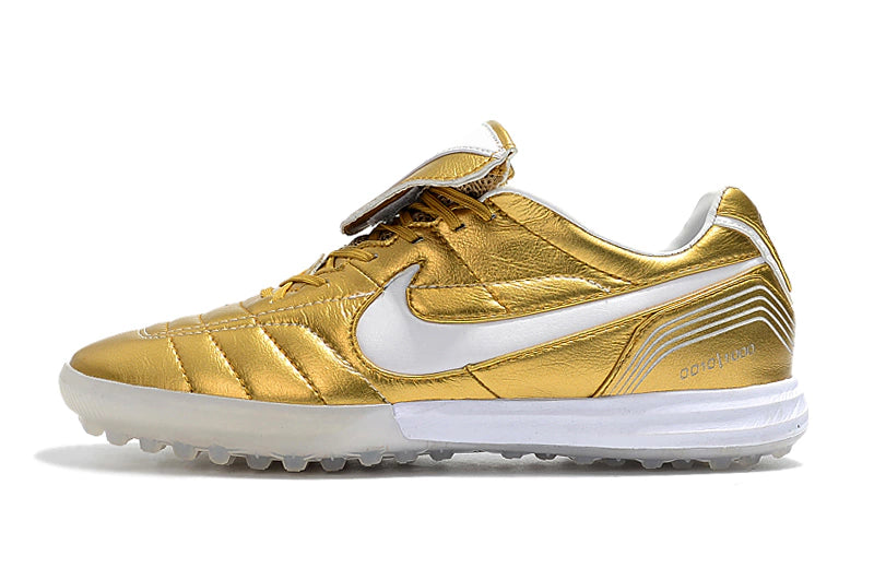 CChuteira Nike Tiempo R10 Society - Dourado