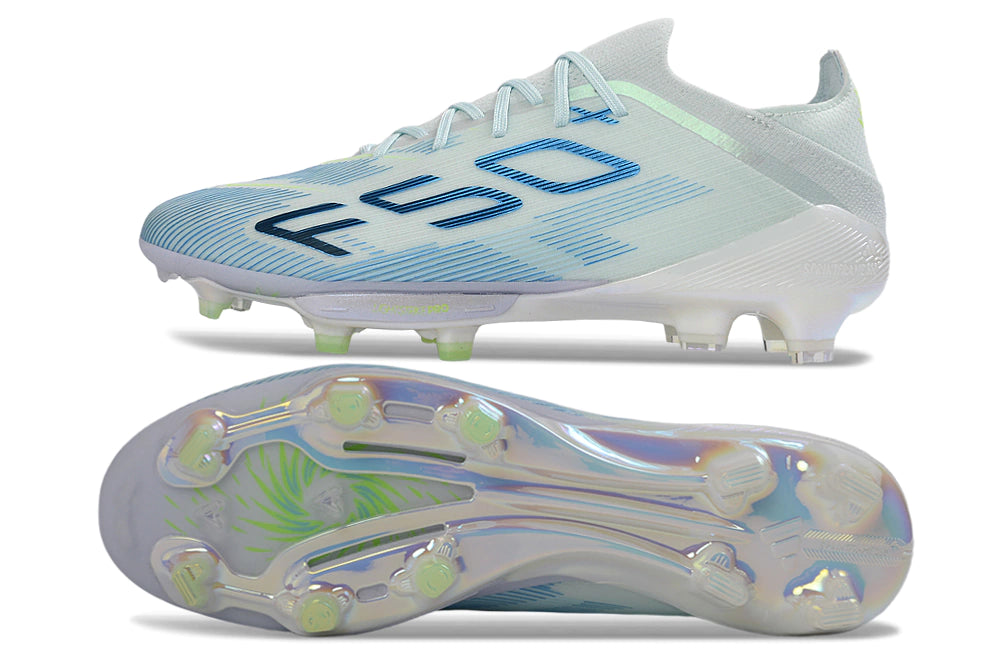 Chuteira Adidas F50.1 Elite Campo - Azul/Branco