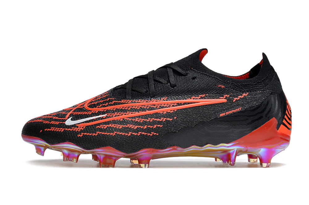 Chuteira Nike Campo Phantom GX Elite FG - Preto/Vermelho