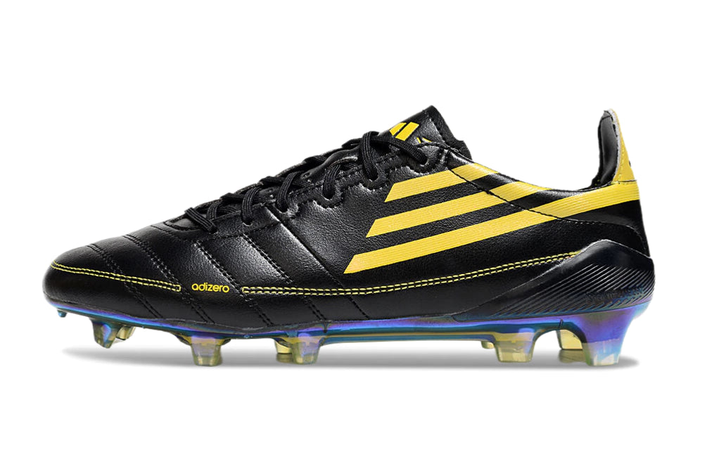 Chuteira Adidas F50 X Campo - Preto/Dourado