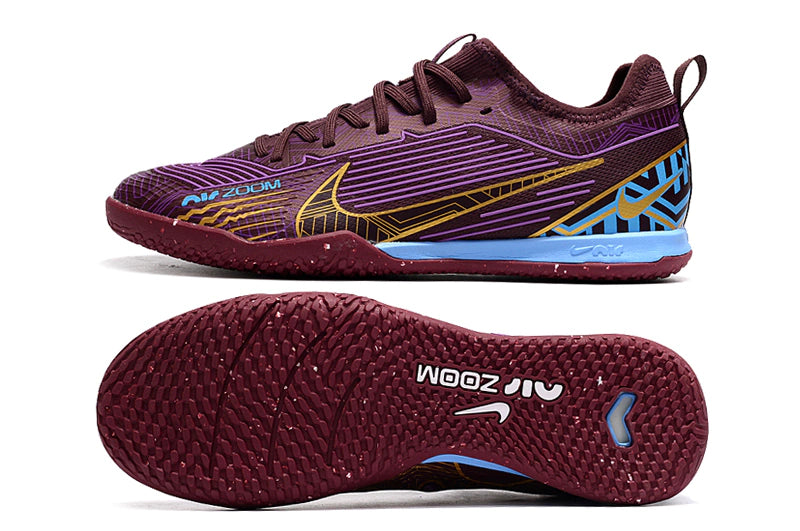 Chuteira Nike Mercurial Vapor 15 Pro Futsal IC - Vinho/Azul
