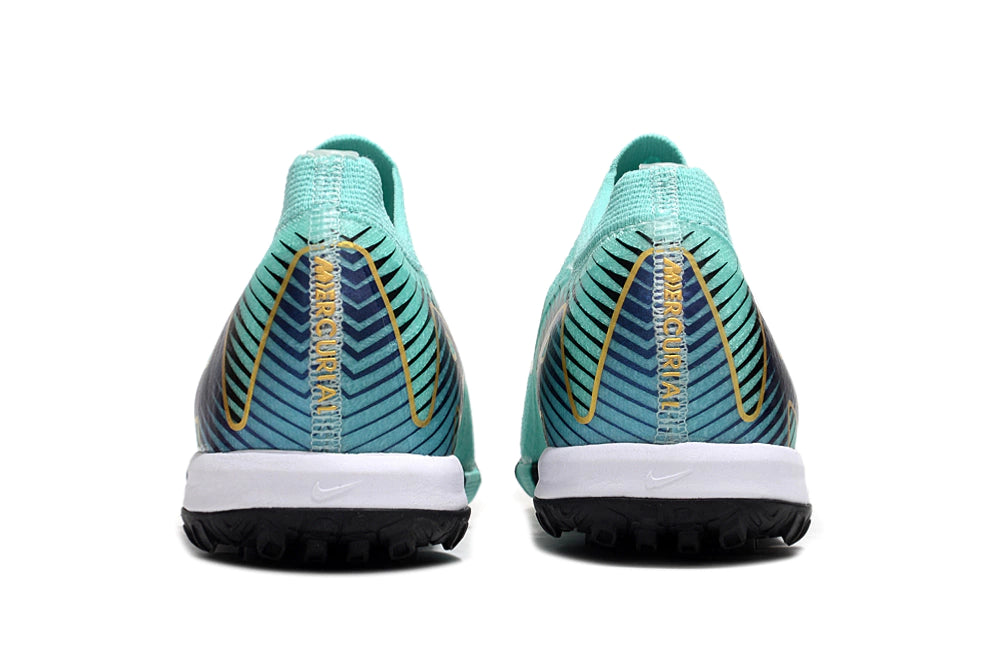 Chuteira Nike Mercurial Vapor 16 Elite Society - Azul/Dourado