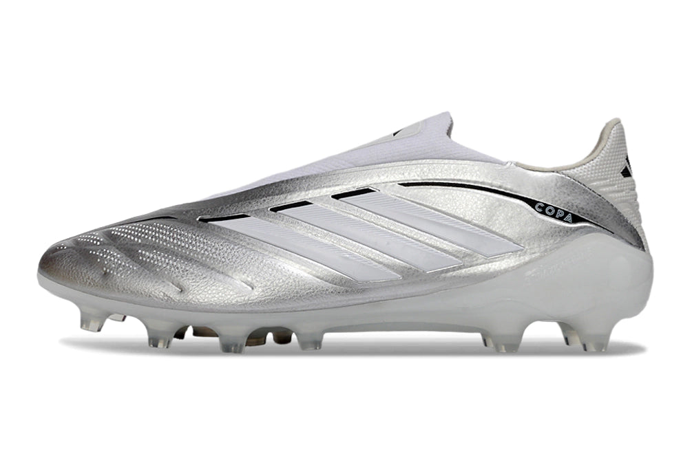 Chuteira Adidas Copa Pure 4 Laceless Elite Campo - Prata