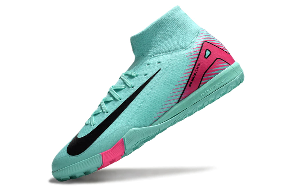 Chuteira Nike Mercurial Superfly 10 Elite Society - Azul/Preto/Rosa