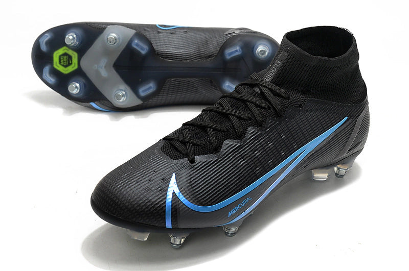 Chuteira Nike Mercurial Superfly 8 Elite SG "Black Pack"