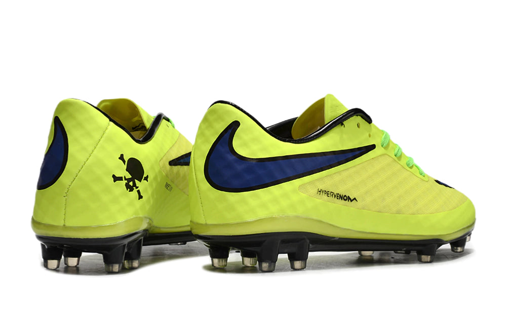 Chuteira Nike Hypervenom Phantom FG - Verde/Preto/Azul
