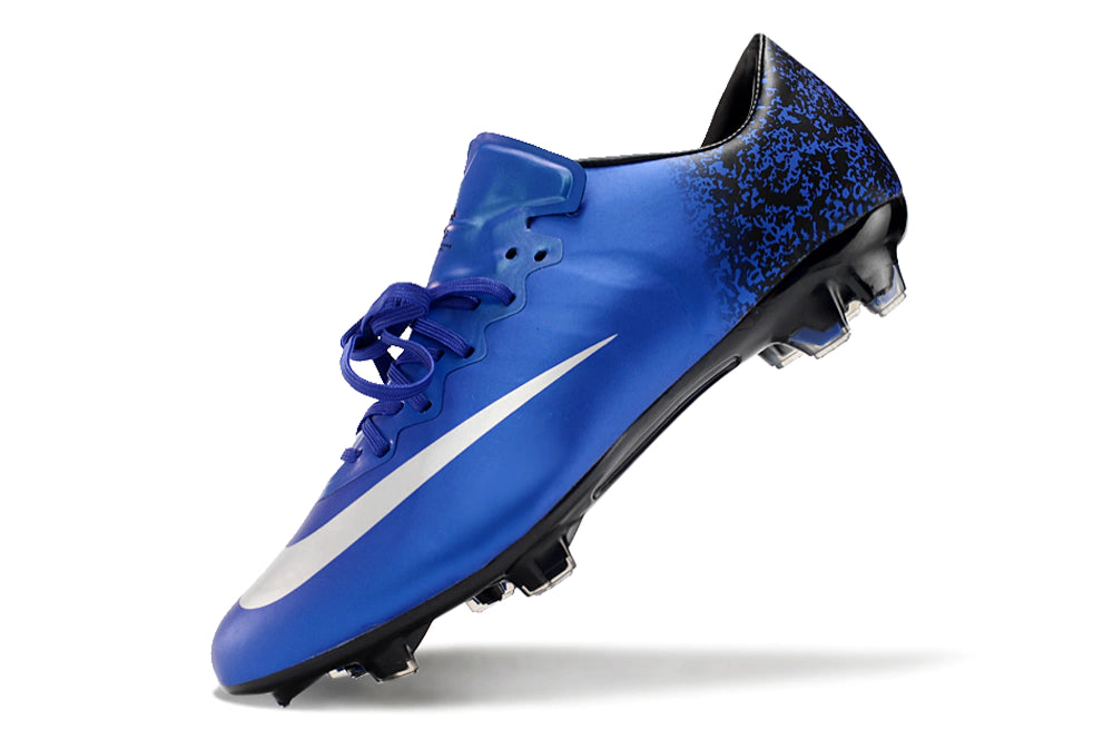 Chuteira Nike Mercurial Vapor 10 FG - Azul/Preto