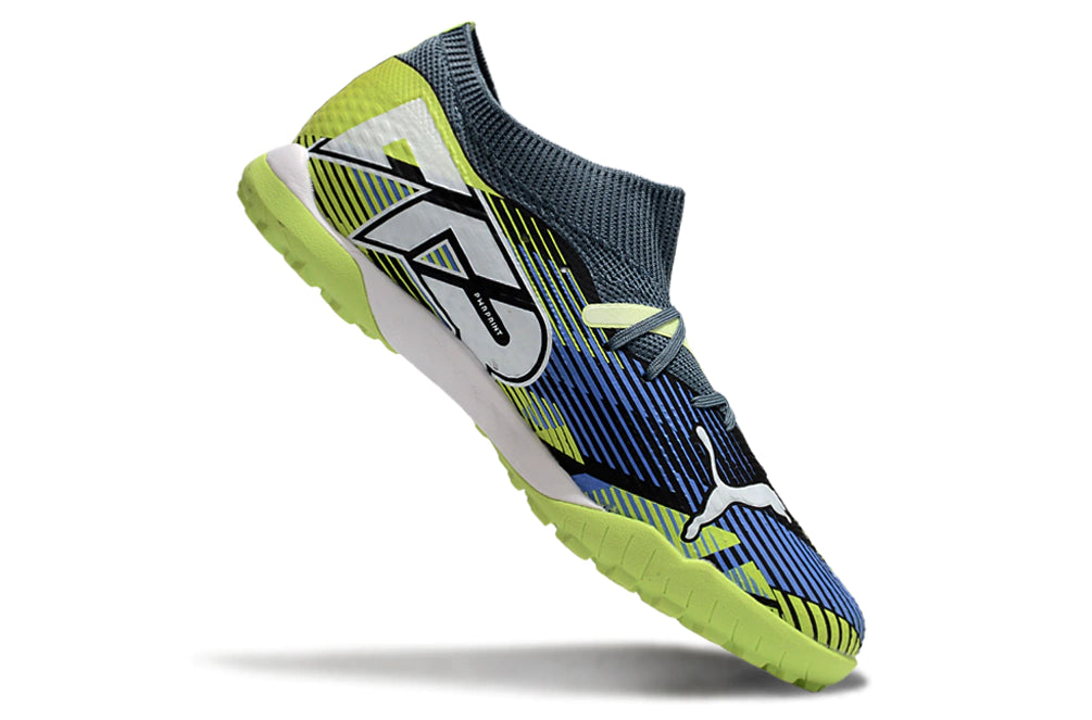 Chuteira Puma Future 7 Match Society - Verde/Azul