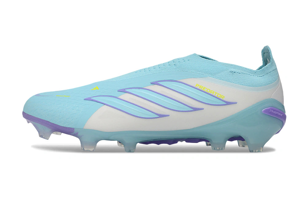 Chuteira Adidas Predator Laceless 26 Elite FG - Azul