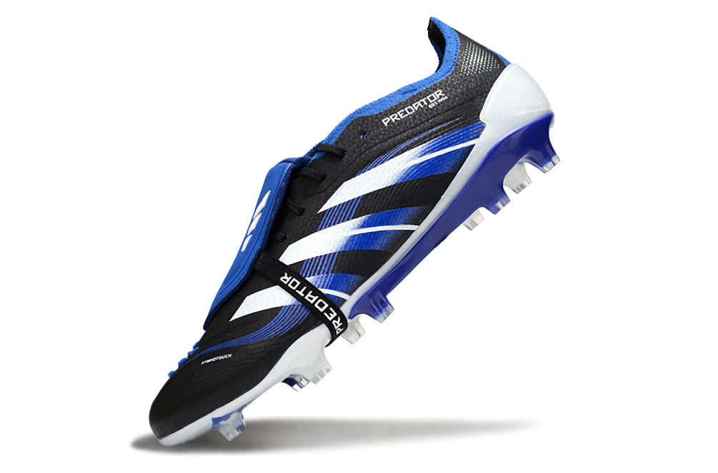 Chuteira Adidas Predator Elite Tongue 25 Campo - Preto/Azul