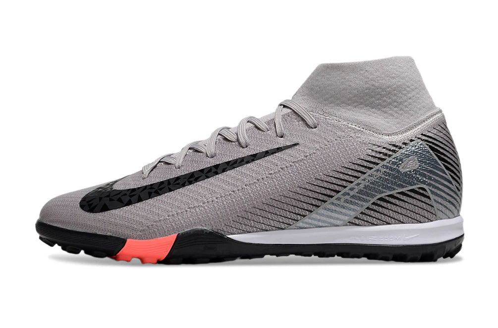 Chuteira Nike Mercurial Superfly 10 Elite Society - Cinza/Preto