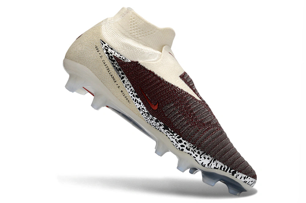 Chuteira Nike Phantom 6 Elite Botinha Campo - Vinho