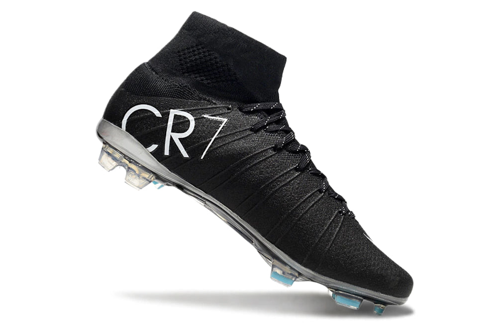 Chuteira Nike Mercurial Superfly 4 Elite Campo - Preto/Branco