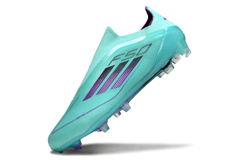 Chuteira Adidas F50 X Laceless Campo - Azul/Roxo