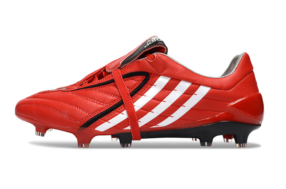 Chuteira Adidas Predator Accelerator FG - Vermelho