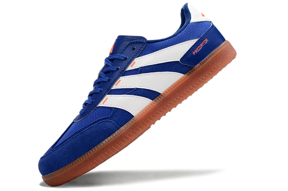Chuteira Adidas Predator 24 League Futsal - Azul/Branco