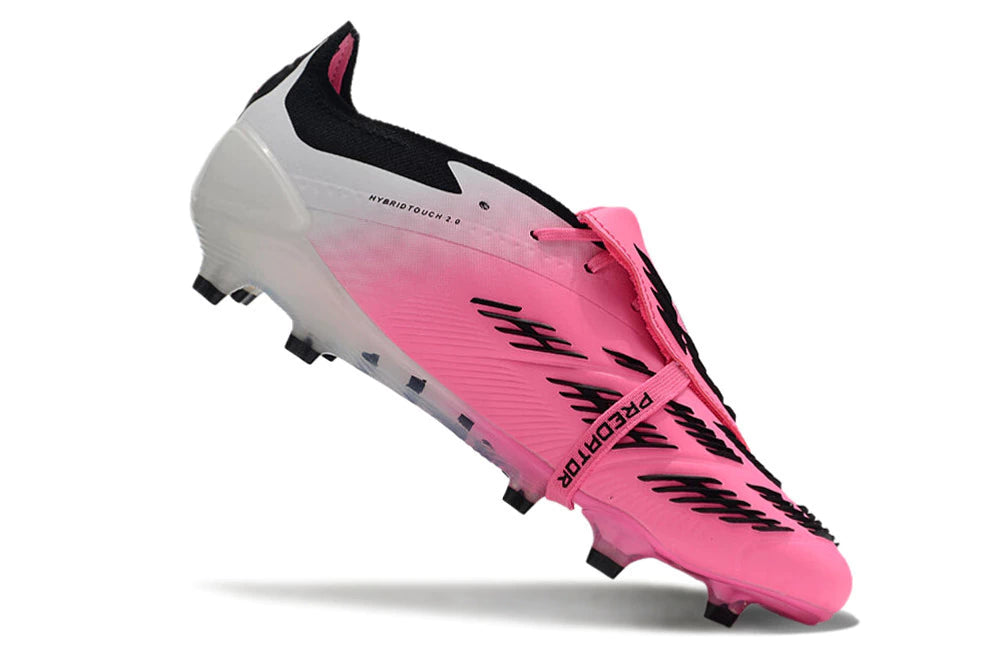 Chuteira Adidas Predstrike Elite Campo - Branco/Rosa