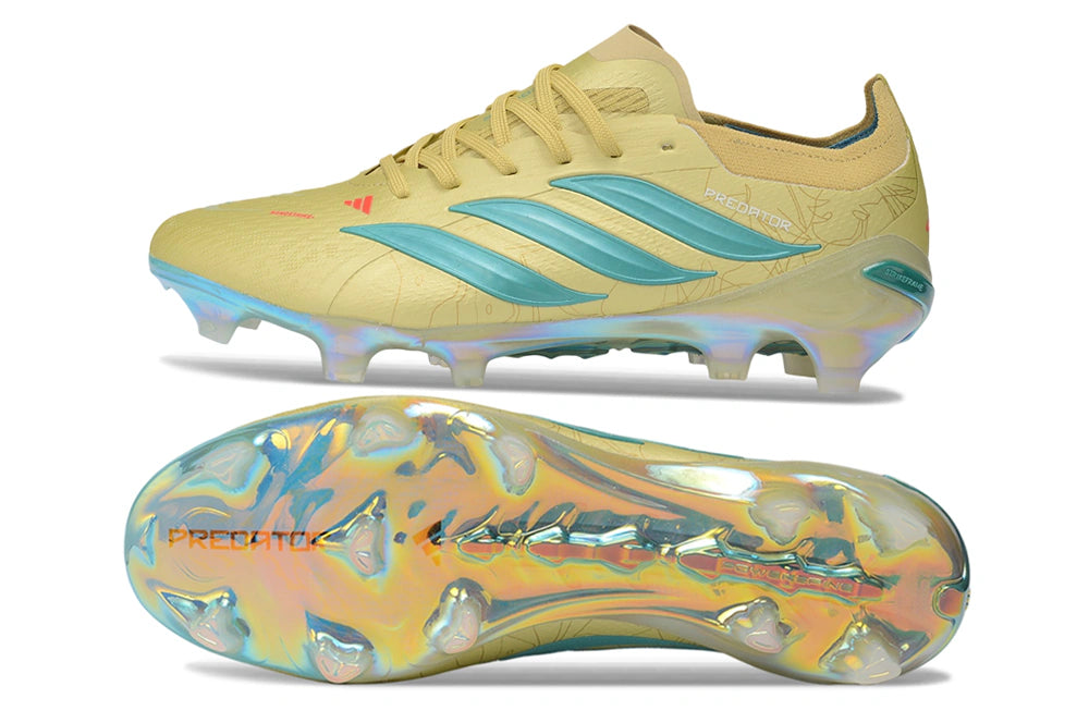 Chuteira Adidas Predator Elite 26 Campo FG - Dourada