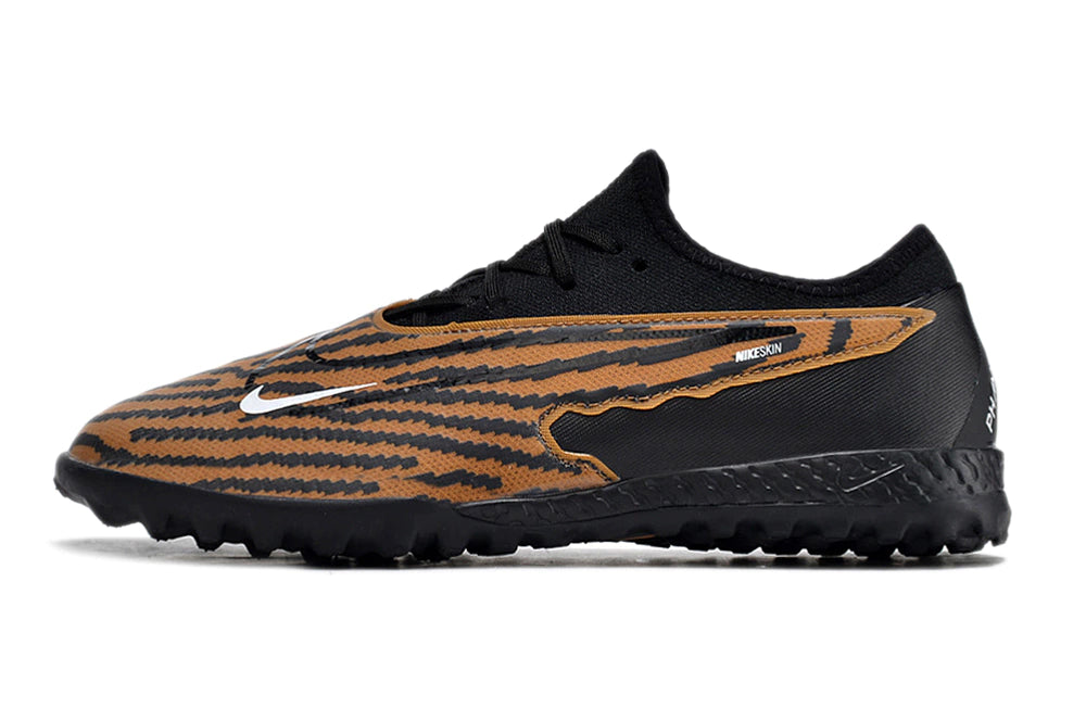 Chuteira Nike Phantom GX Pro Society TF - Marrom/Preto
