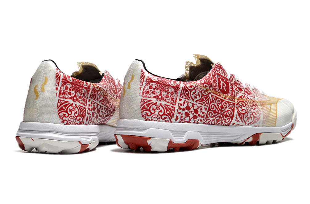 Chuteira Mizuno Alpha Made in Japan Society - Vermelho/Branco