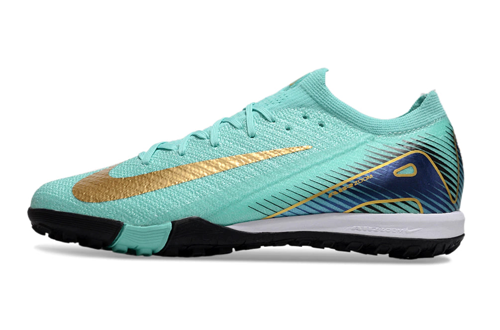 Chuteira Nike Mercurial Vapor 16 Elite Society - Azul/Dourado