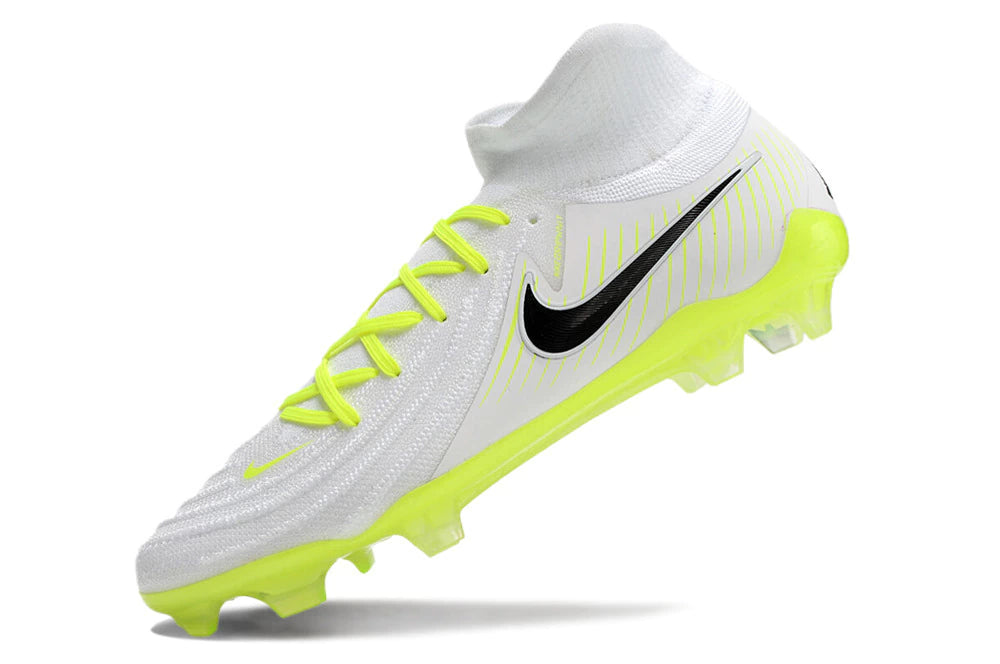 Chuteira Nike Campo Phantom Luna 2 Elite Campo FG - Branco/Verde