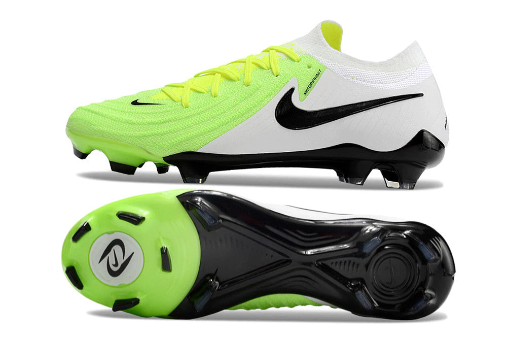Chuteira Nike Campo Phantom GX2 Elite Campo FG - Verde/Branco