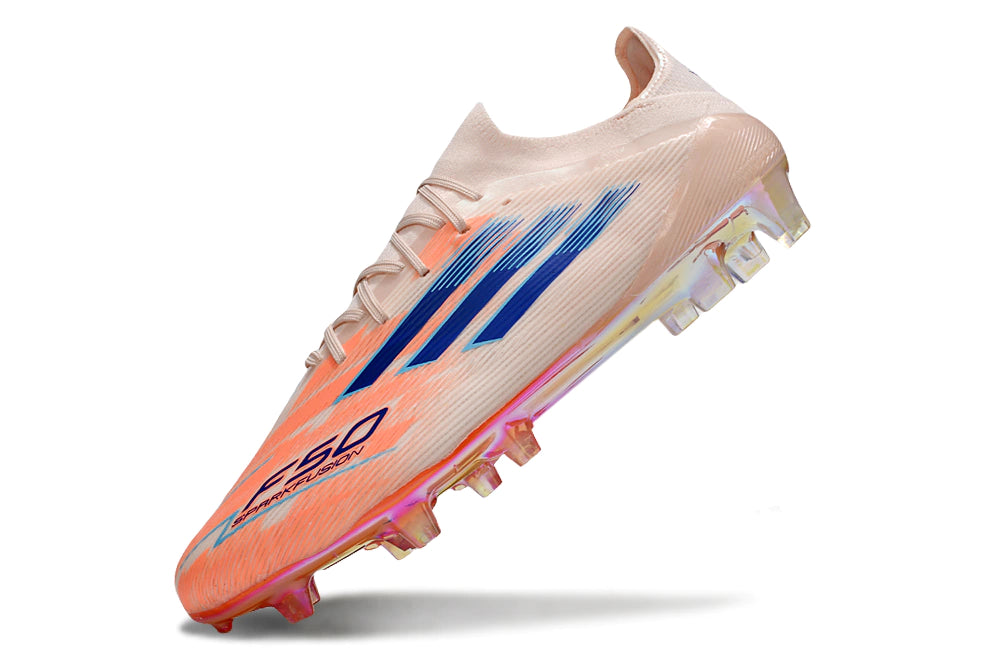 Chuteira Adidas F50 Elite Campo - Rosa/Laranja