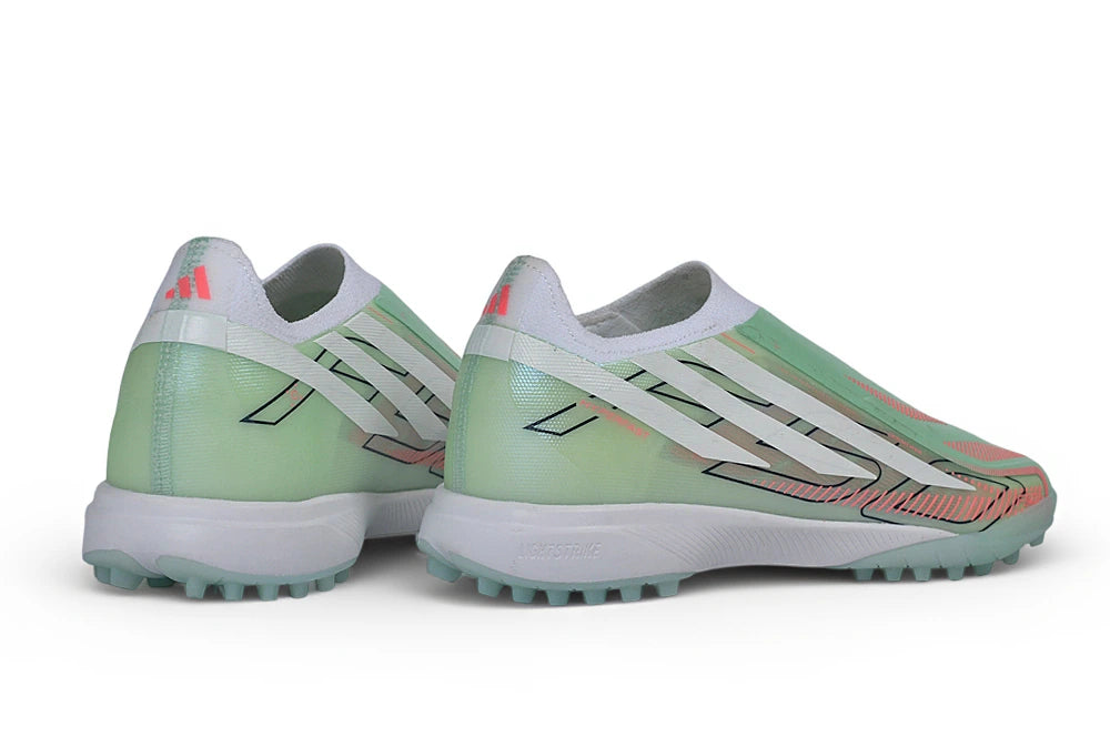 Chuteira Adidas F50 Hyperfast Laceless TF - Verde