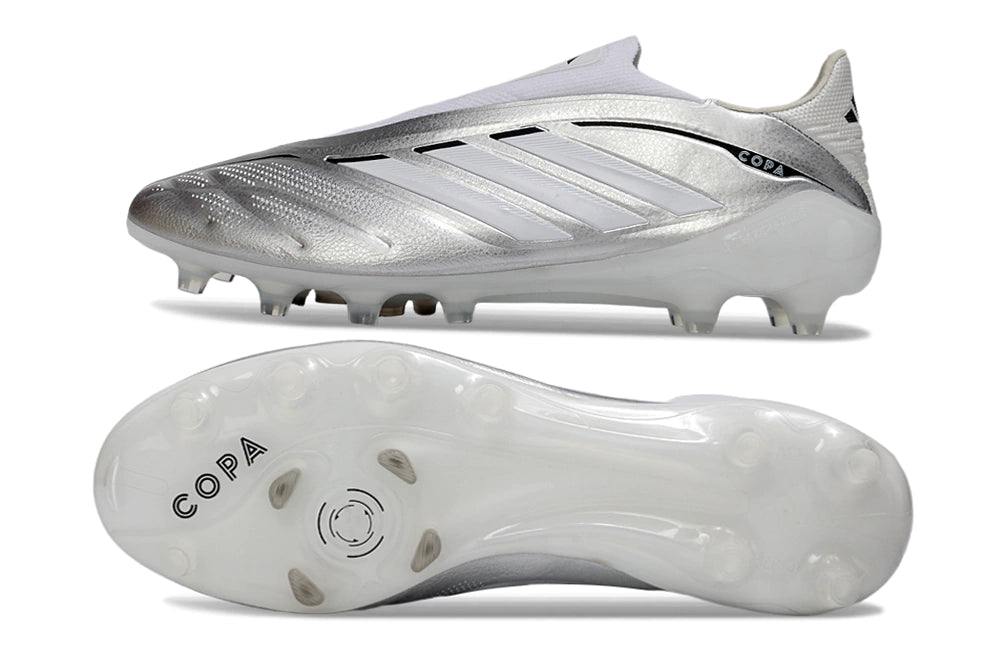 Chuteira Adidas Copa Pure 4 Laceless Elite Campo - Prata