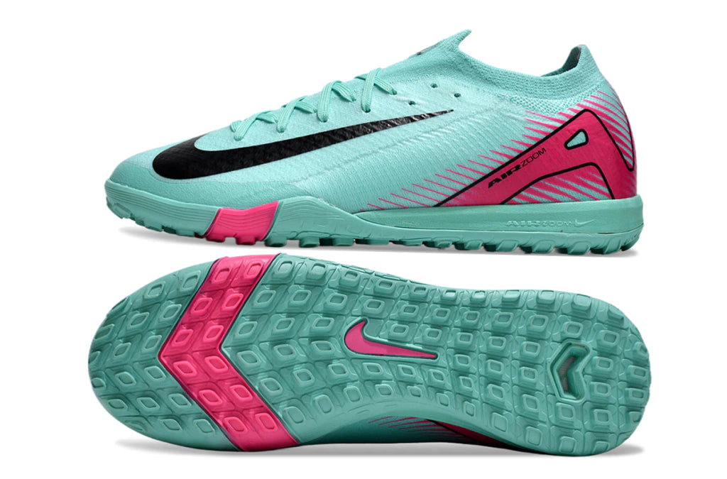 Chuteira Nike Mercurial Vapor 16 Elite Society - Azul/Rosa/Preto