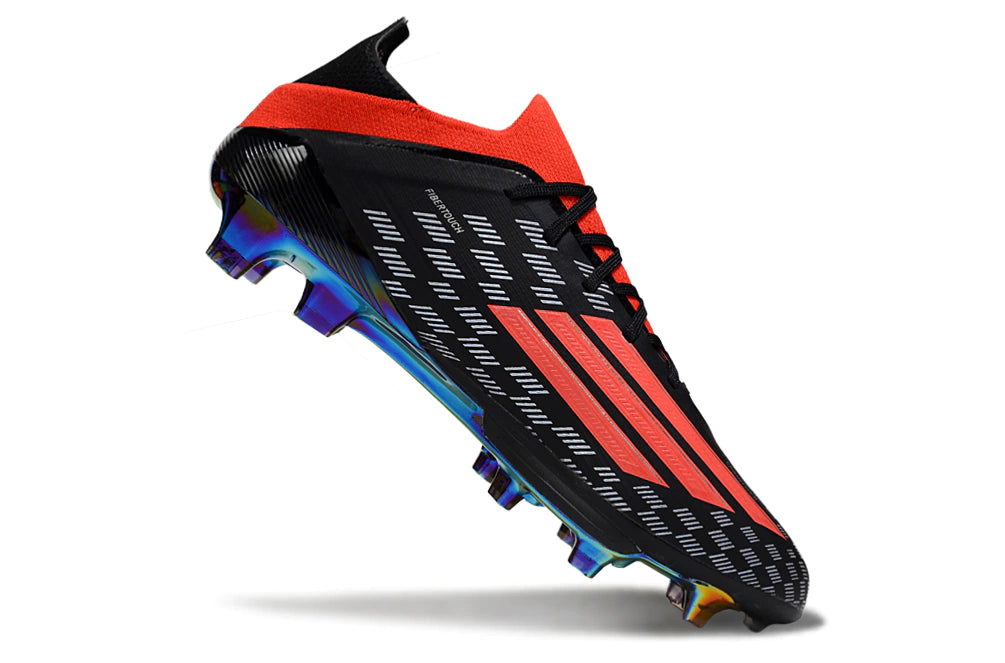 Chuteira Adidas F50 X Campo - Preto/Vermelho