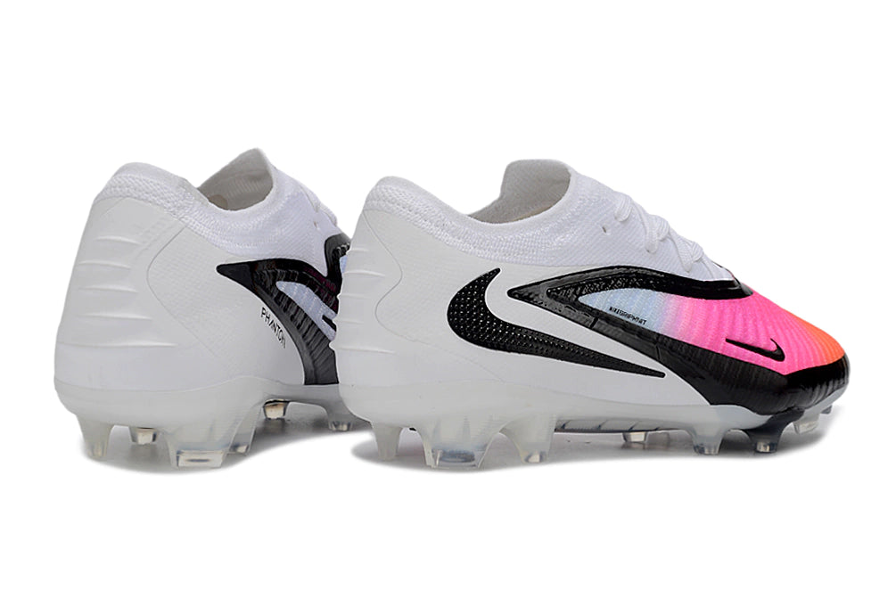 Chuteira Campo NIKE Phantom 6 Elite FG - Branco/Rosa