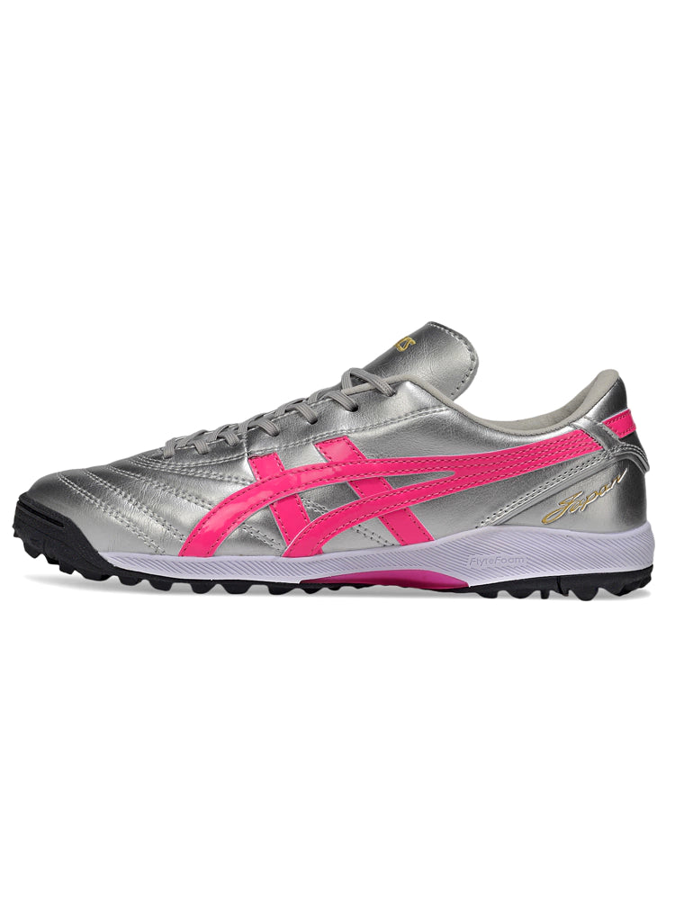 Chuteira Asics Japan Society - Cinza/Rosa