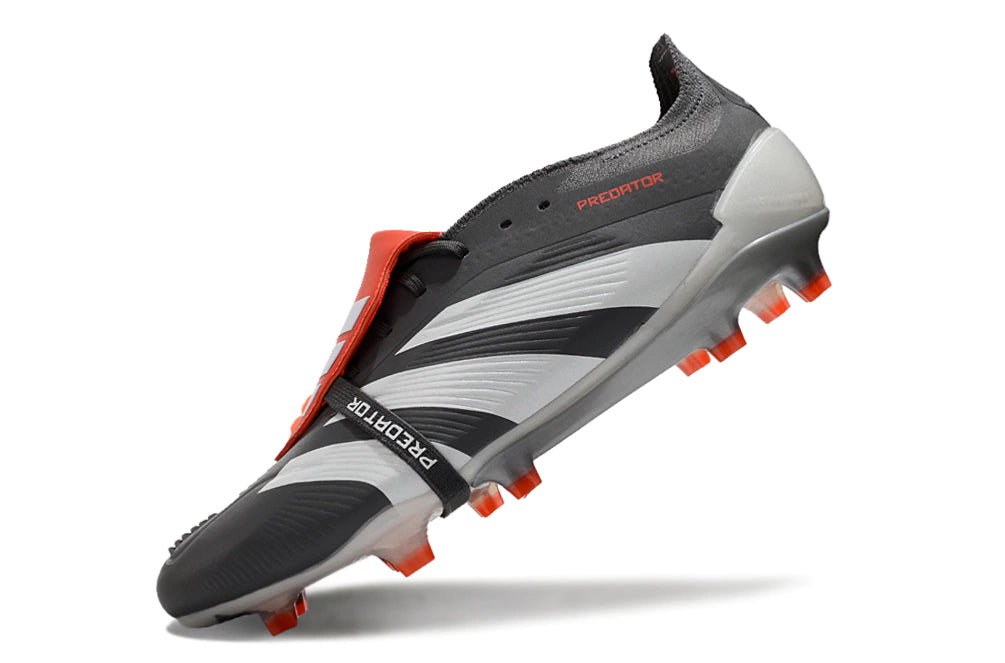 Chuteira Adidas Predstrike Elite Campo - Cinza/Branco
