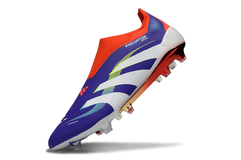 Chuteira Adidas Predator Elite 25 Laceless Campo - Azul/Branco