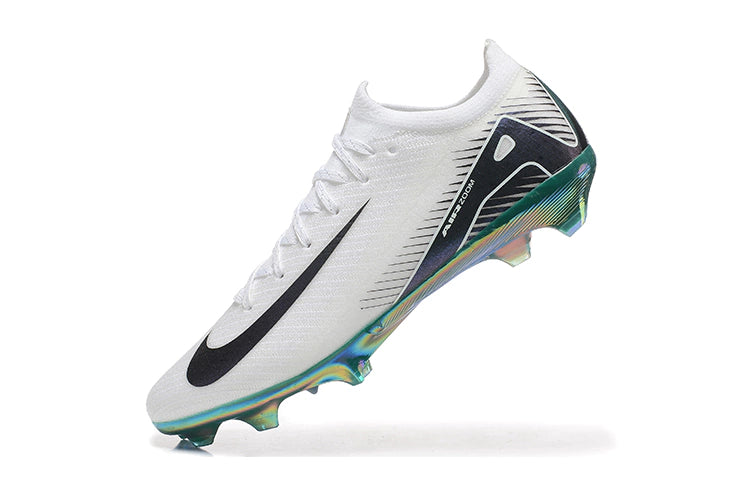 Chuteira Nike Air Zoom Mercurial Vapor 16 Elite FG - Branco/Preto/Verde