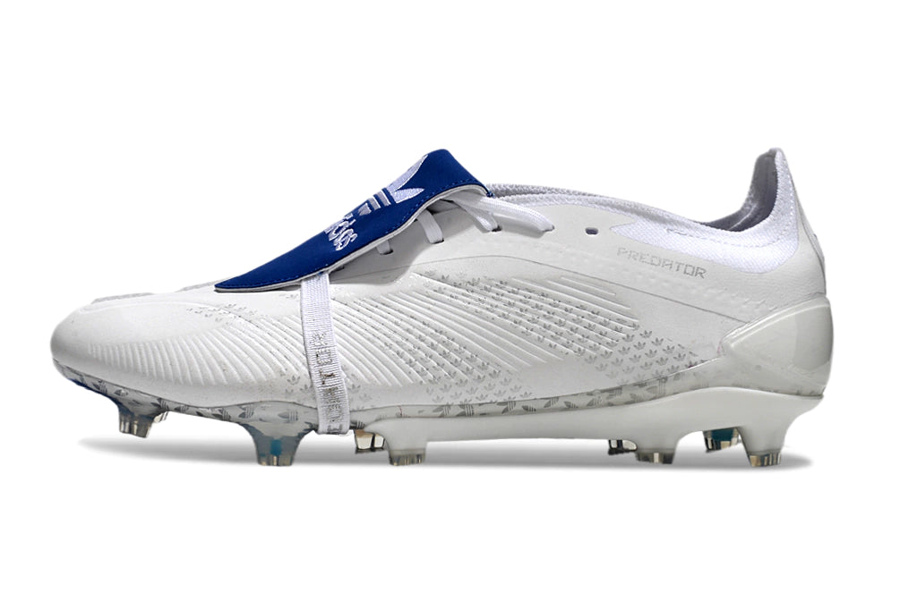 Chuteira Adidas Predstrike Elite Campo - Branco/Azul