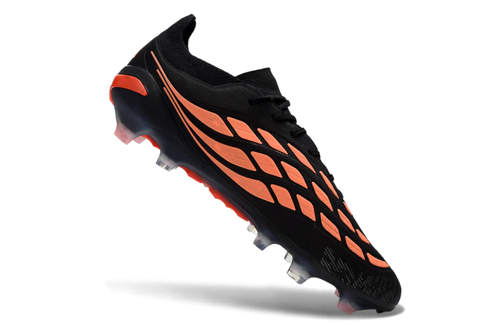 Chuteira Adidas Predator Elite 26 Campo FG - Preto/Laranja