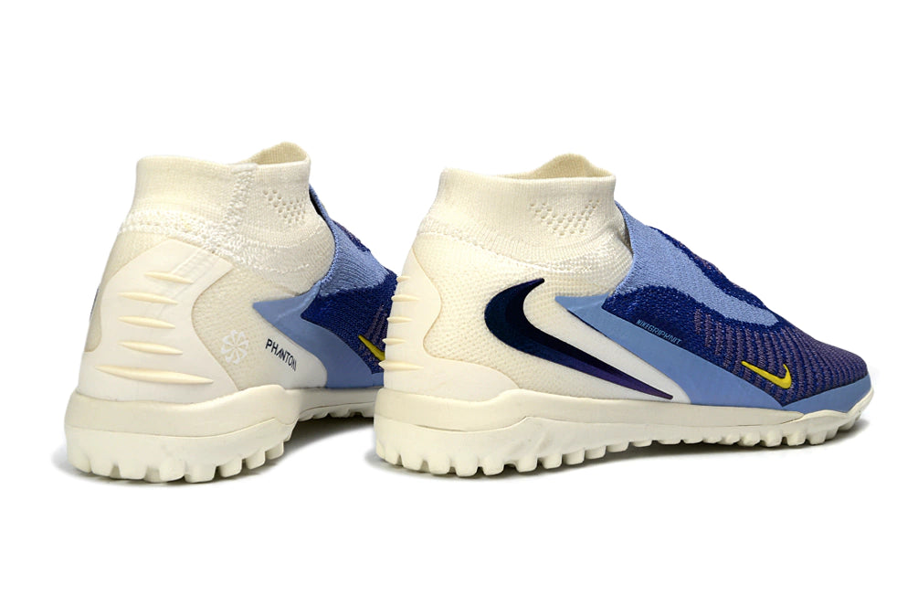 Chuteira Nike Phantom ReactX 6 Pro Botinha Society TF - Azul