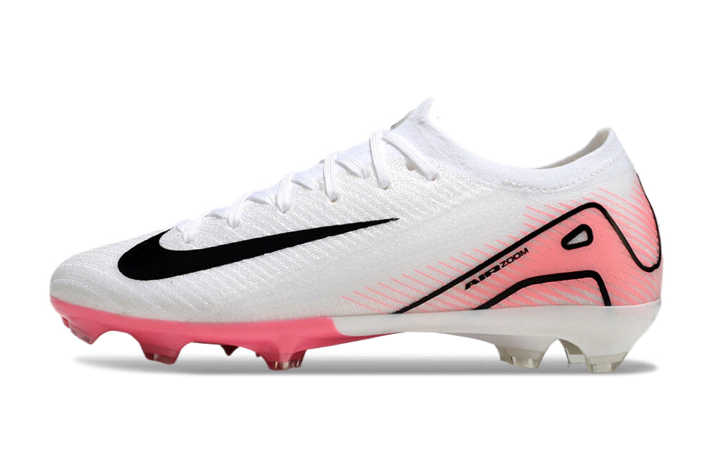 Chuteira Nike Air Zoom Mercurial Vapor 16 Elite FG - Branco/Rosa