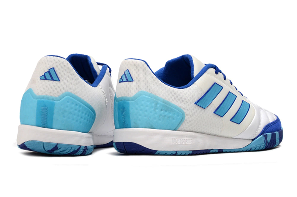 Chuteira Adidas Top Sala Futsal - Branco/Azul