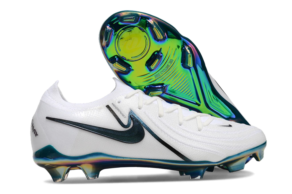 Chuteira Nike Campo Phantom GX2 Elite Campo FG - Branco/Verde